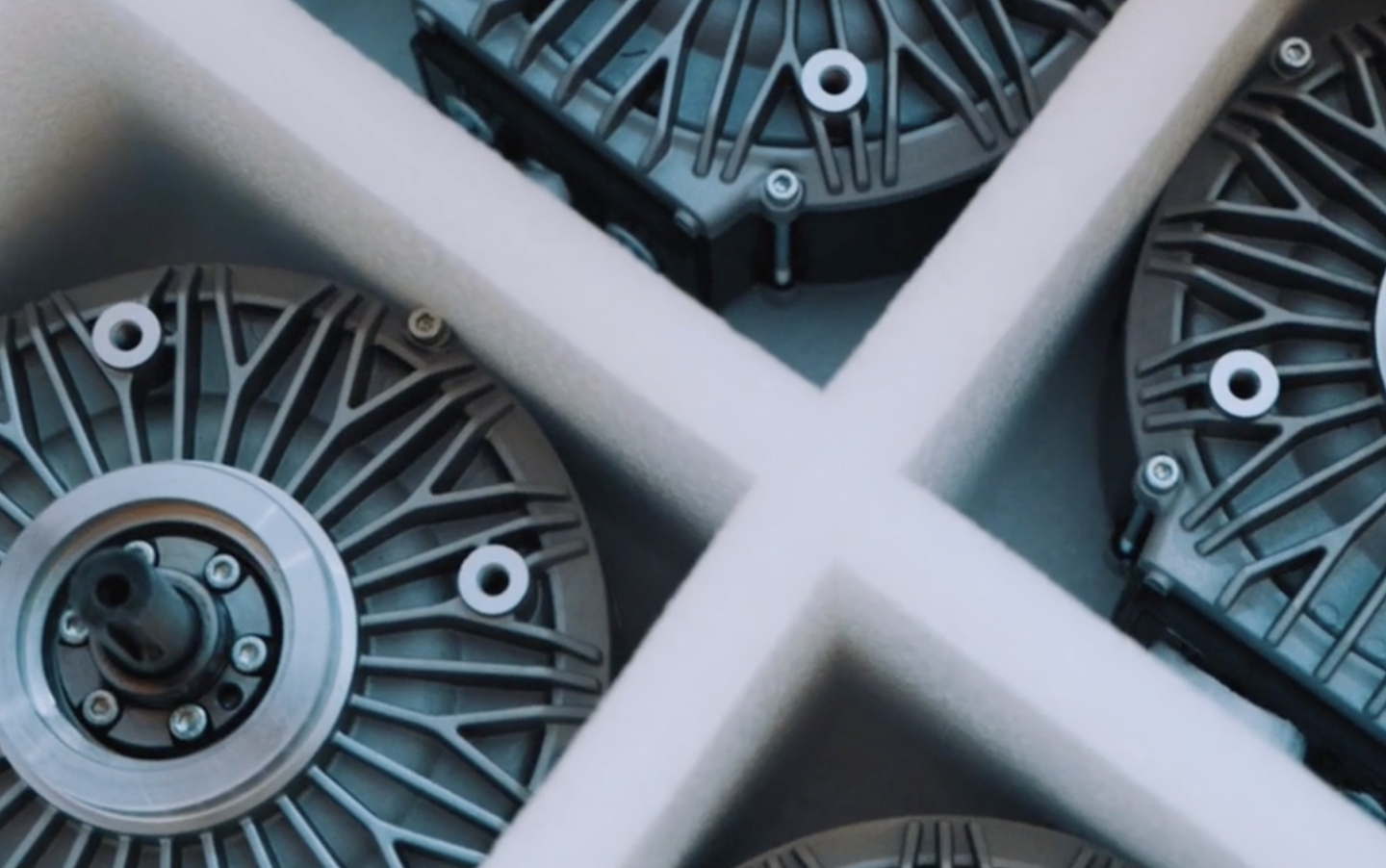 Motors in a crate