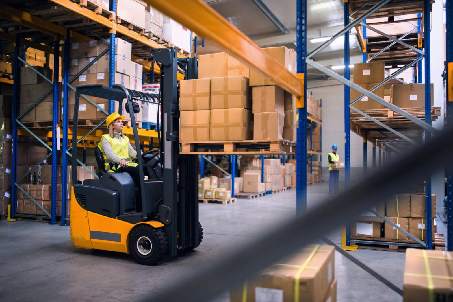 lifting in a warehouse