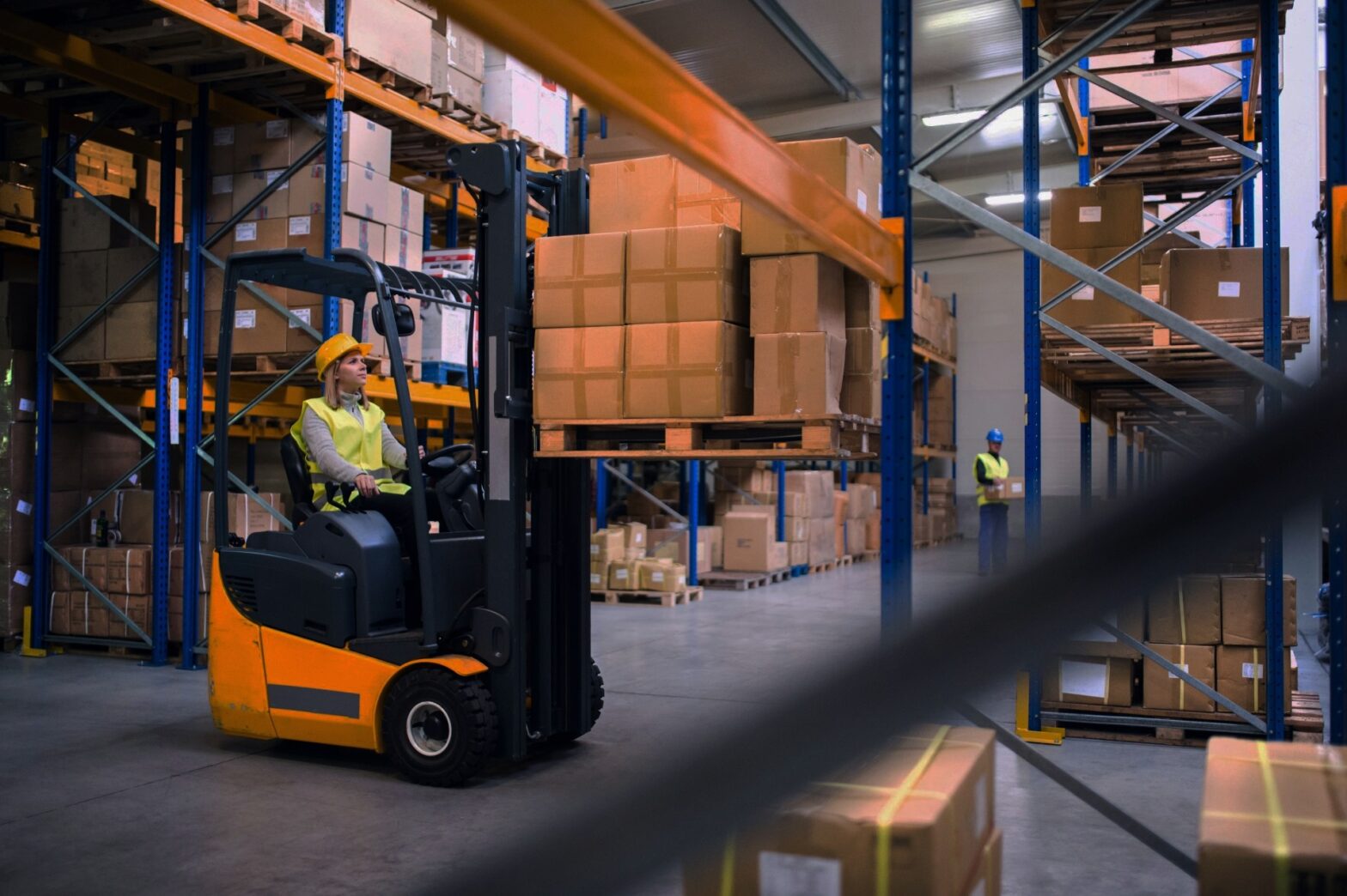 lifting at warehouse