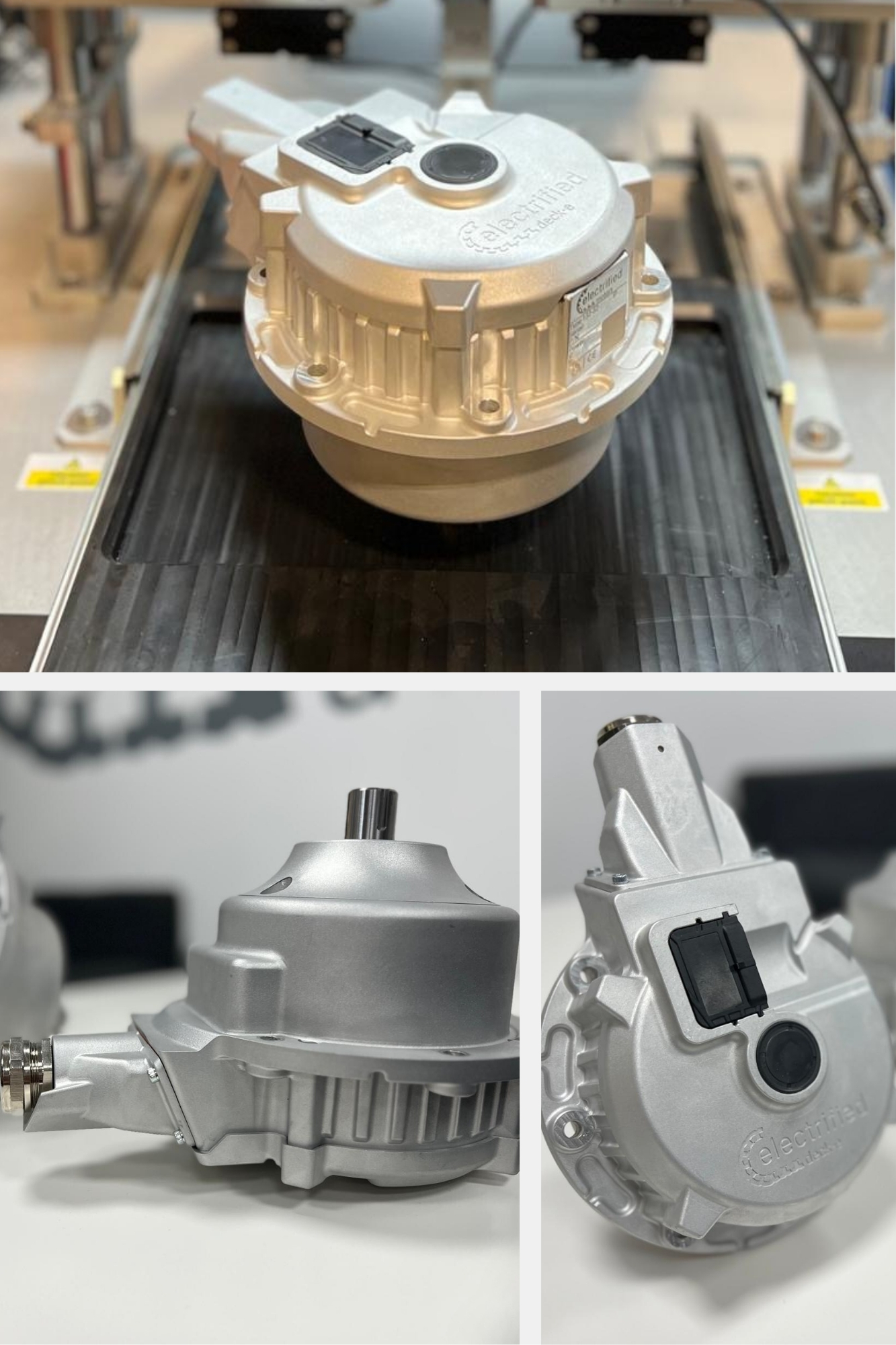 Photographs of an electric motor